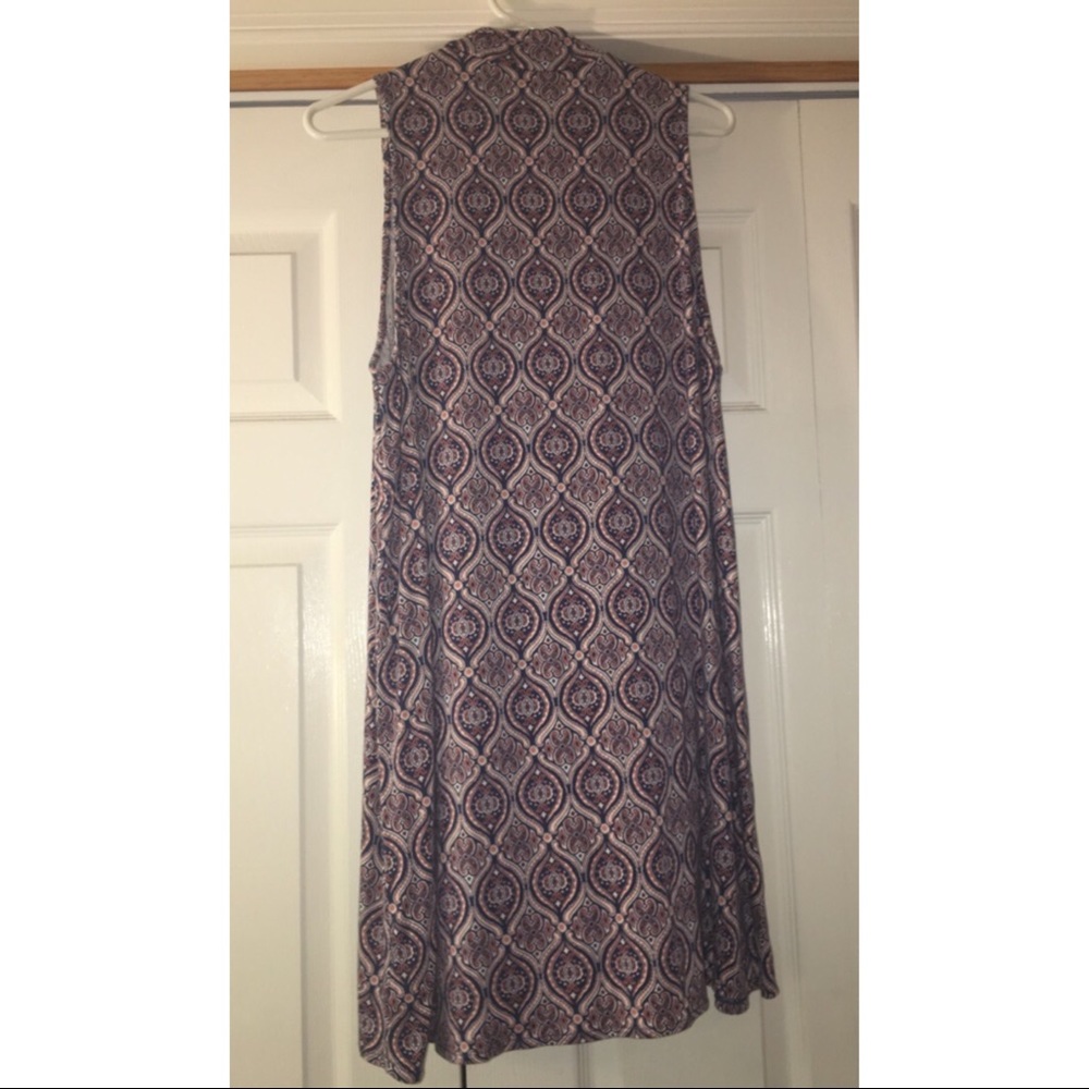Mock-Neck Swing Dress - Picture 2 of 4